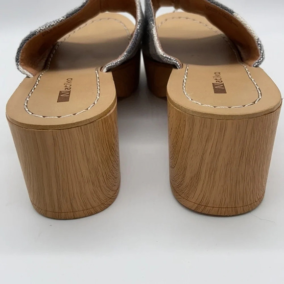 Matiko Plavia Fringed Gingham Slides -Euro 37 US 6 - Picture 3 of 8